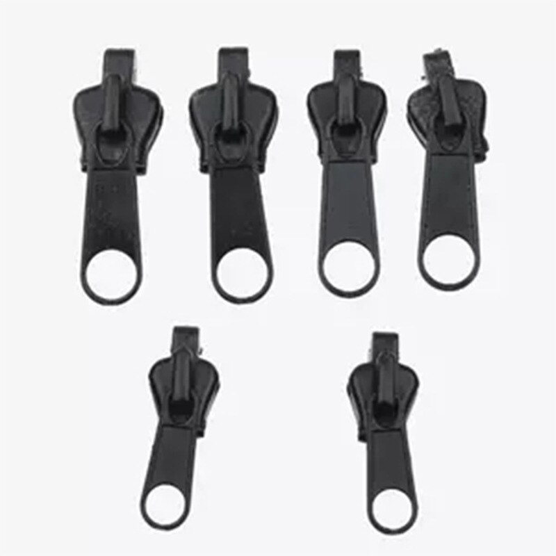 6Pcs 3 Sizes Universal Instant Fix Zipper Repair Kit Replacement Zip Slider Teeth Rescue Zippers Sewing Clothes