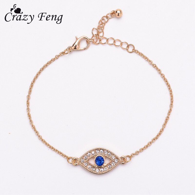 Arabisch Charm Armband Voor Vrouwen Verklaring Sieraden Lucky Evil Eye Kralen Ketting Hamsa Rhinestone Armband Minnaar: HH0359