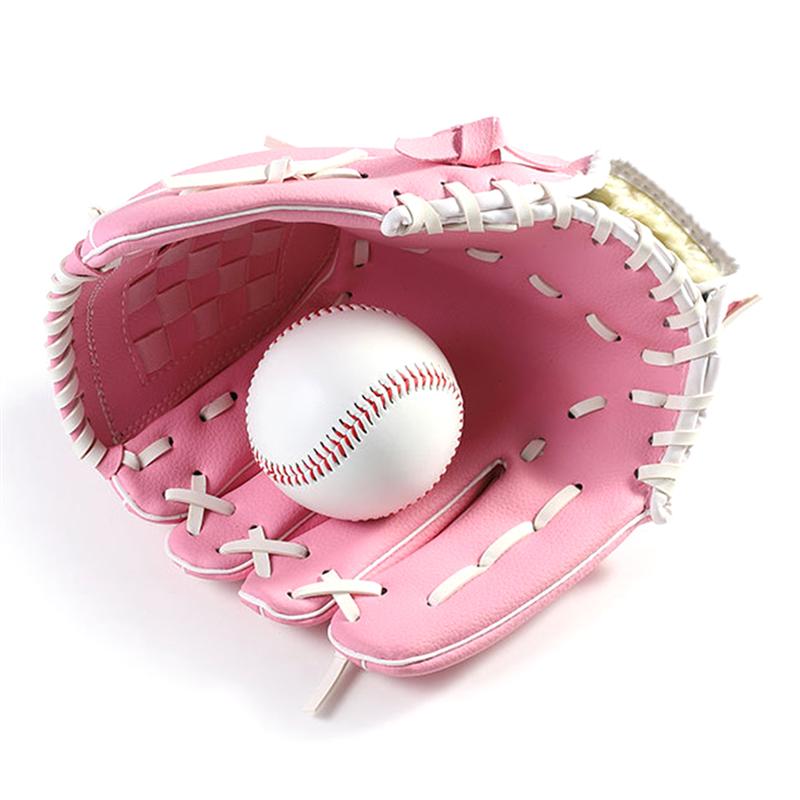 Praktische Thicken Infield Pitcher Honkbal Handschoen Sport Infielder Handschoen Voor Kinderen Vrouwen