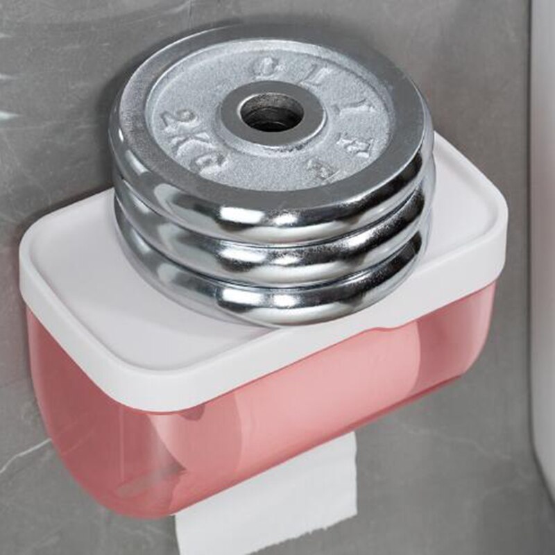 Badkamer Toiletpapier Handdoekhouder Met Opslag Plank Rack Papier Opbergdoos