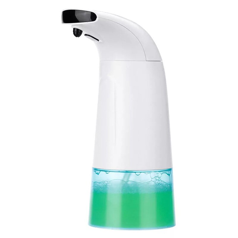 Skum sæbedispenser 250ml håndvask vaskemaskine infrarød sensing automatisk bærbar skum flydende sæbedispenser til køkken i badeværelset