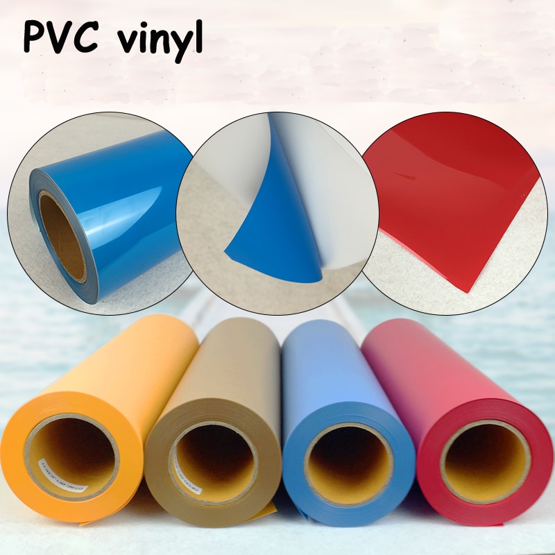 5 rullar pvc värmeöverföring vinyl skuren genom att skära plotter transfer diy t-shirt