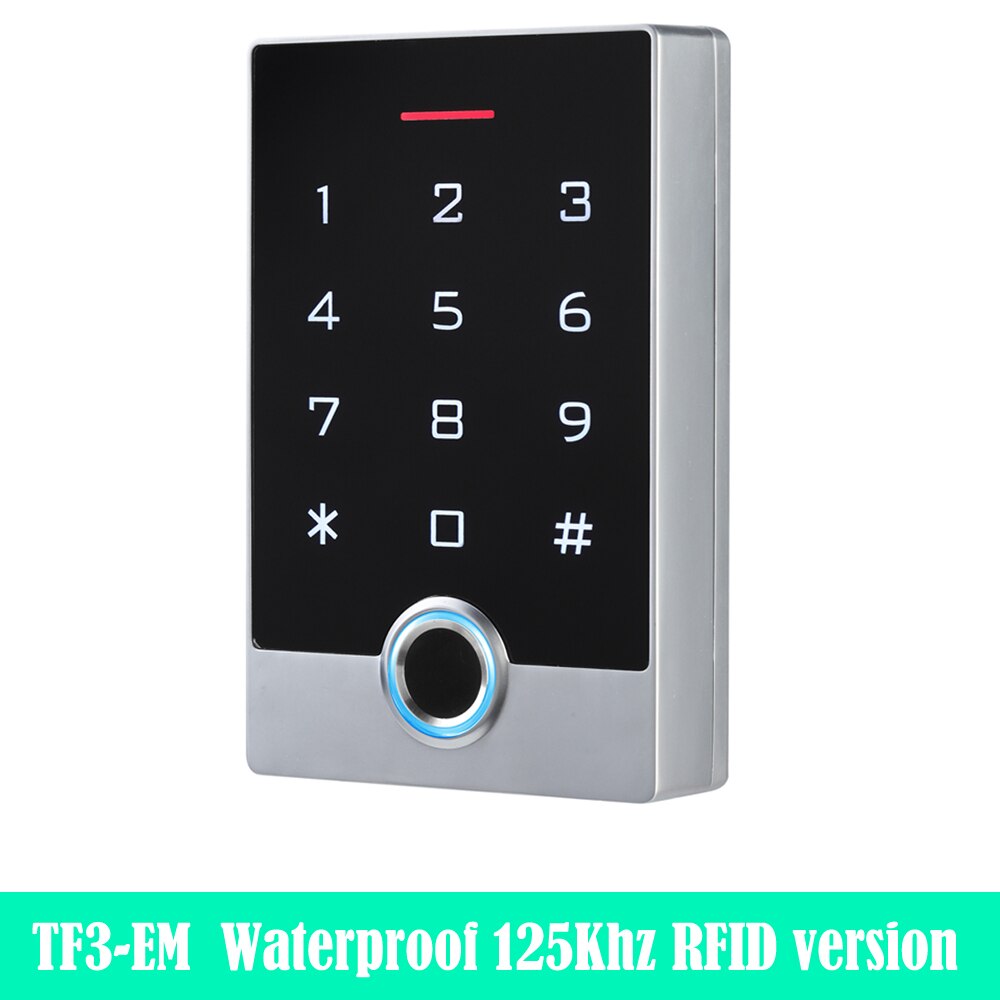 WiFi Tuya App Door Opener Waterproof Fingerprint Access Control System Standalone Keypad RFID Card Access Controller