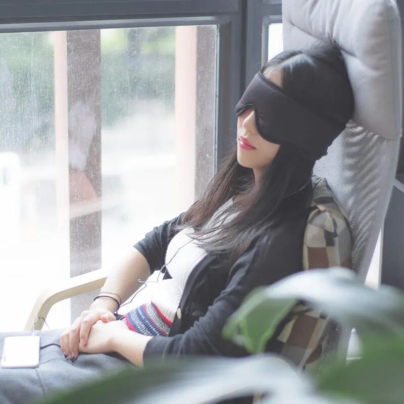 Sleep Headphones Comfortable Washable Eye Mask Smart App Control Sound Blocking Noise Cancelling Earphone