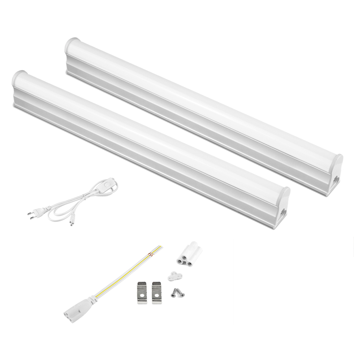 T5 t8 lysrör i aluminium led-ljusramp 29cm 30cm 110v 220v led-lampa integrerad rörbelysning för inomhuskök vägglampa