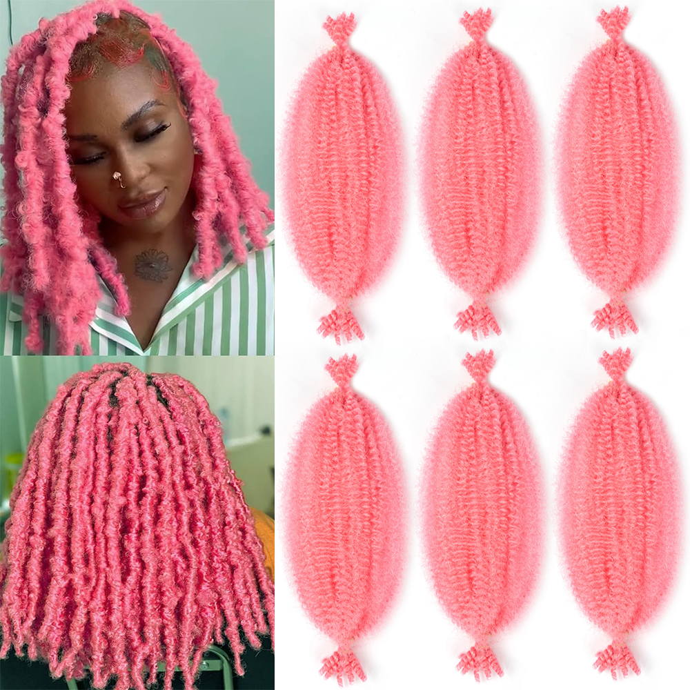 1/3/6 paquetes de cabello trenzado Afro elástico preseparado de 12 pulgadas pelo trenzado sintético Marley Twist para mujeres negras: #10 / 1 unids/lote