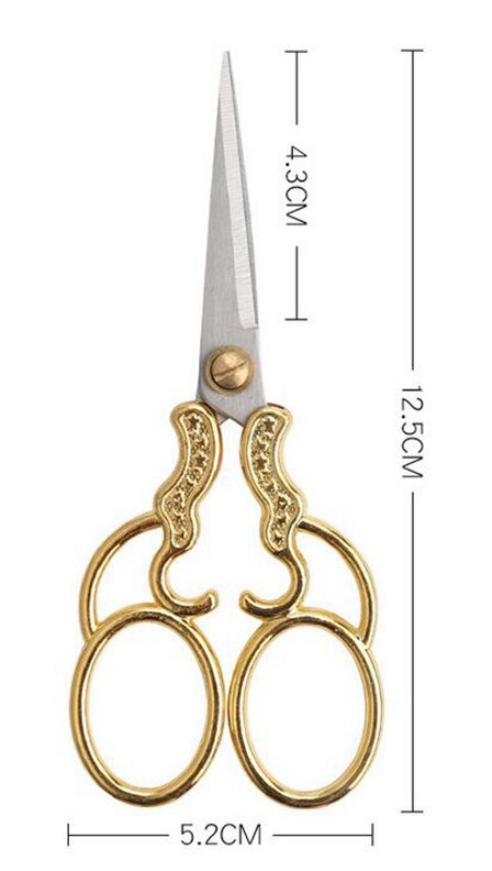 Tijeras de corte Retro Para Sastre, accesorios de punto de cruz, decoración de joyería hecha a mano: Violeta