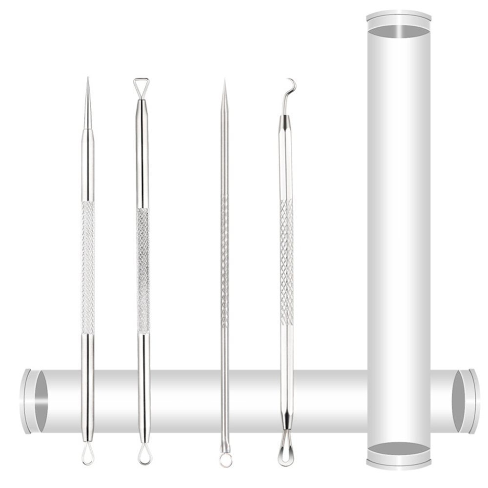 Blackhead Pimple Acne Remover Tool Spoon for Face Cleaning Skin Care Acne Tweezers Comedone Blemish Extractor Needle