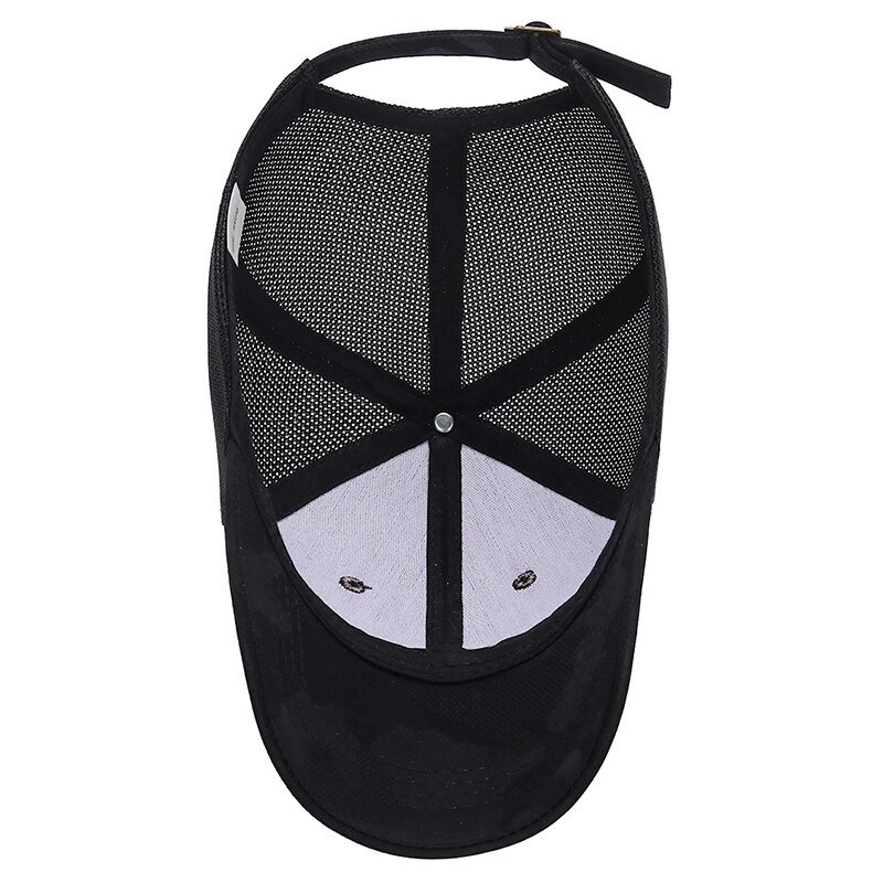 HSSEE-Sombrero de béisbol de malla para hombre, de algodón suave gorra de béisbol de , sombrero de pesca, senderismo, accesorios deportivos