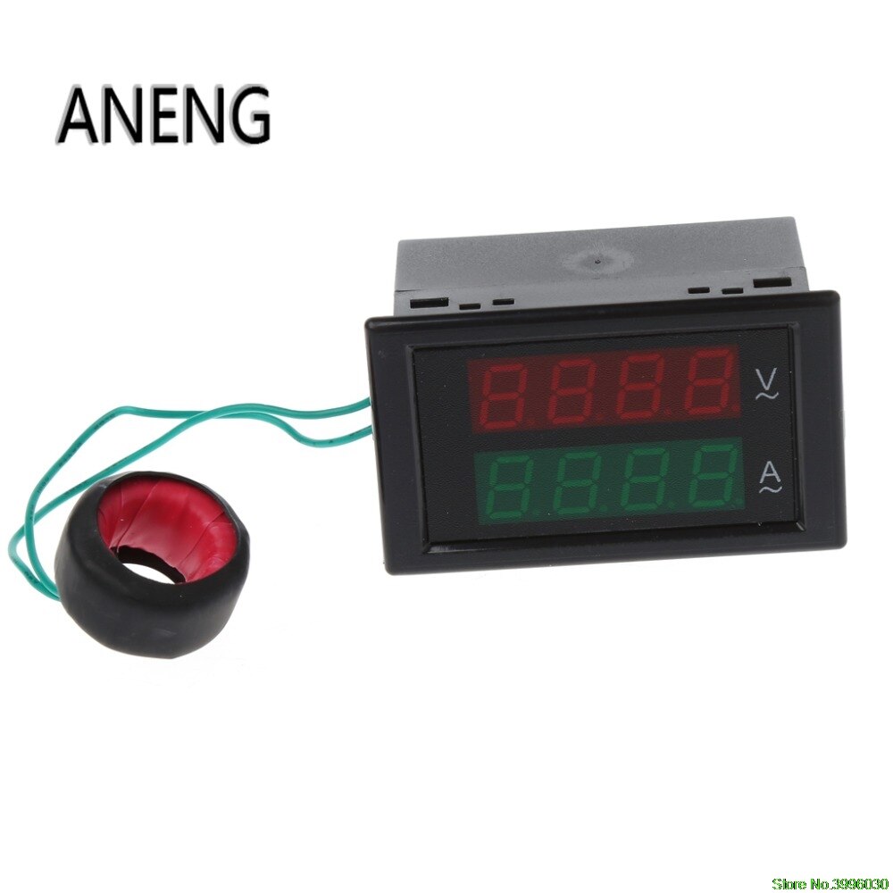 3-fase DIN-rail Voltmeter Vermogensmeter, LED-display AC80-500V 100A 3-fase DIN-rail Voltmeter Vermogensmeter, LED-display AC80-500V 100A