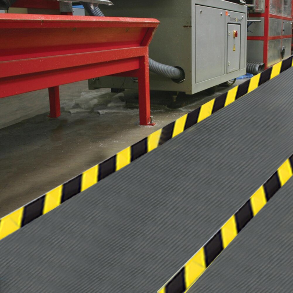 33M Gevaar Isolatie Waarschuwing Grip Tape Lijn Zelfklevende Outdoor Veiligheid Openbare Plaatsen Trappen Grond Vloer Teken Marker sticker