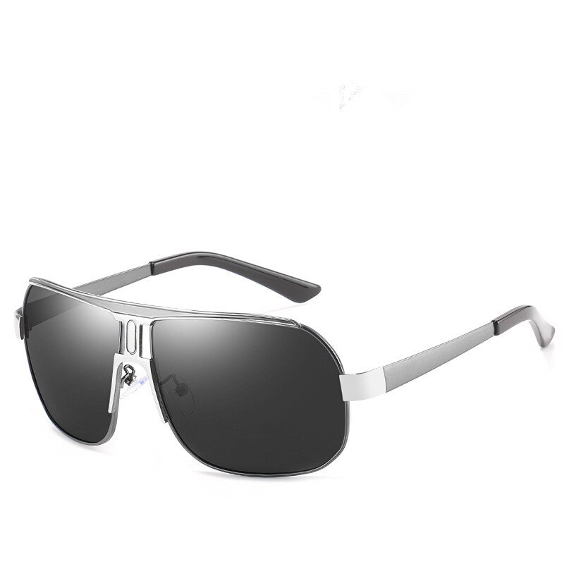 Fenchi overdimensionerede polariserede solbriller mænd  uv400 retro pilot solbriller belægning linse kørebriller til mænd kvinder: 1