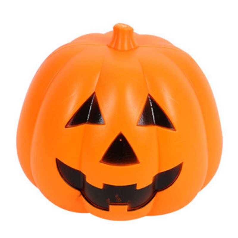Decorazione a forma di zucca per Halloween, set da 14 x 13 cm, motivo Halloween illuminato per esterni
