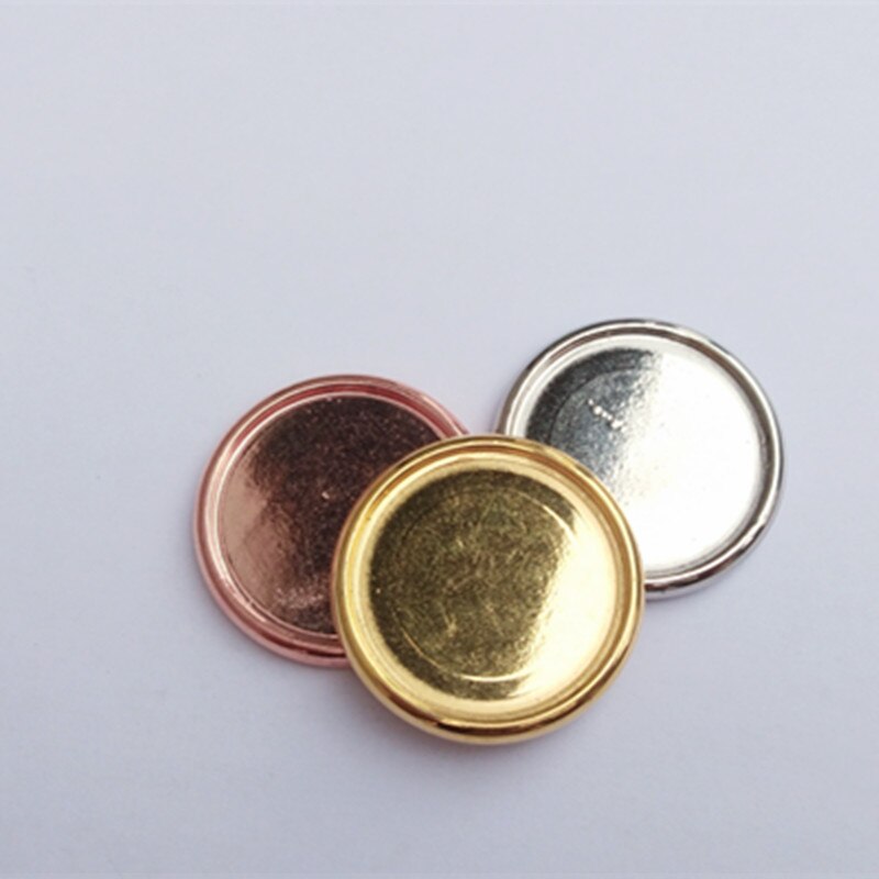 35mm 20 stuks notitieboek losbladig knoop paddenstoelgat knoop schijf gesp handboekbindring plastic accessoires: Kleurmenging