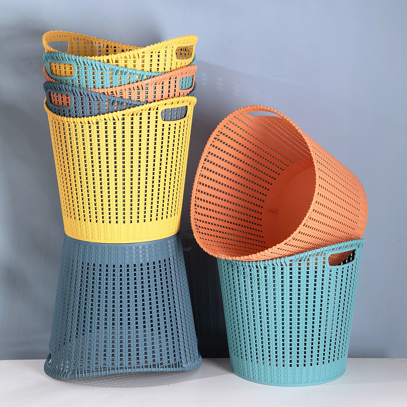 Grote Badkamer Wasmand Vuile Kleren Organisator Wasmand Wassen Kleding Doos Snacks Kleding Opslag Mand