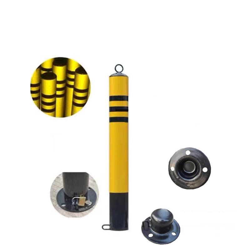 Road Construction Equipment, Steel Round Pipe Active Traffic Pile / Post With Spiral Bottom