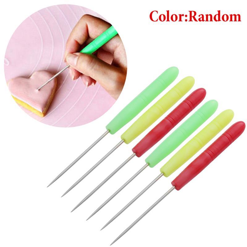 Cake Bakken Naald 6 PCS Cake Kraspen Model Tool Icing Carve Sugarcraft Versier DIY Fondant Cake Cookie Decorating Gereedschap