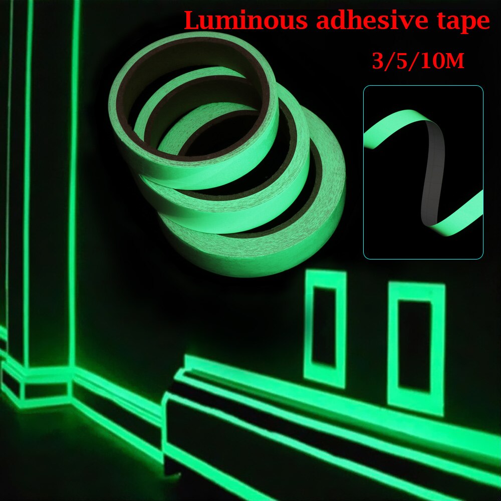 Lichtgevende Band Plint Muur Sticker Woonkamer Slaapkamer Eco-vriendelijke Home Decoratie Decal Glow In The Dark Diy Strip Stickers