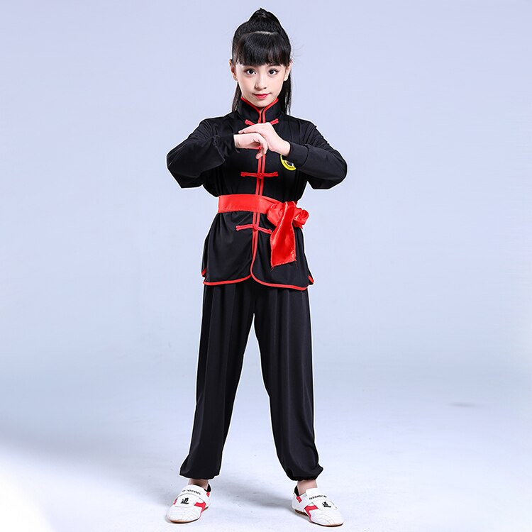 Traje de kung fu chino de para chica, traje de Wushu tradicional para chico, conjunto de Kungfu para niña