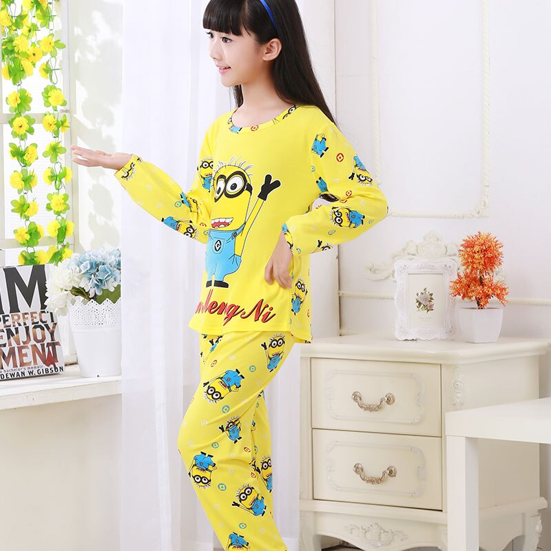 Christmas Pajama Kids Style Carton Cute Children Pajamas Unisex Boy Sleepwear Lovely Long Underwear Girl Nightwear