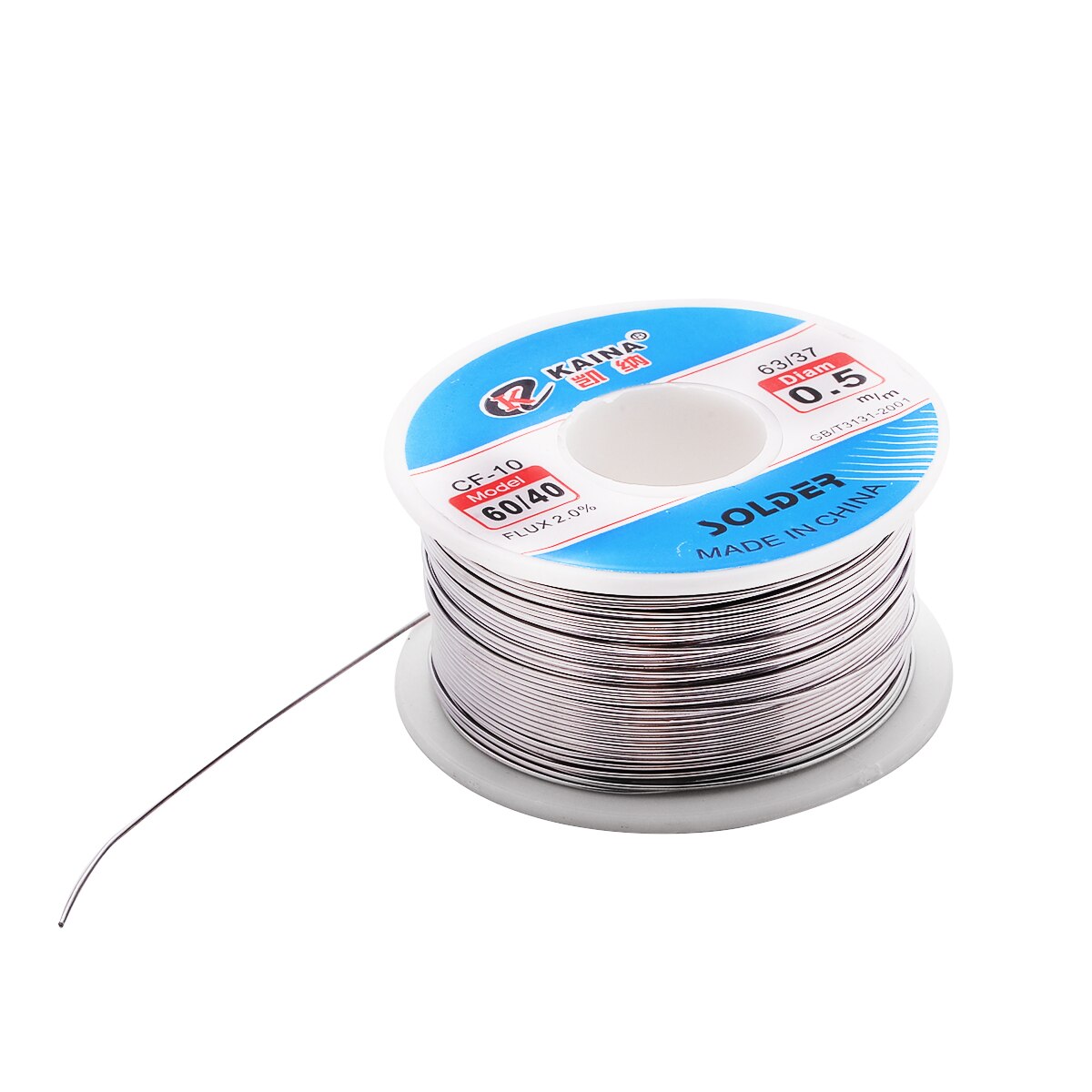 Soldeer 60/40 0.5mm 100g Rosin Core Tin Lood Soldeer Solderen Lassen Flux 2.0% Ijzerdraad reel Mayitr