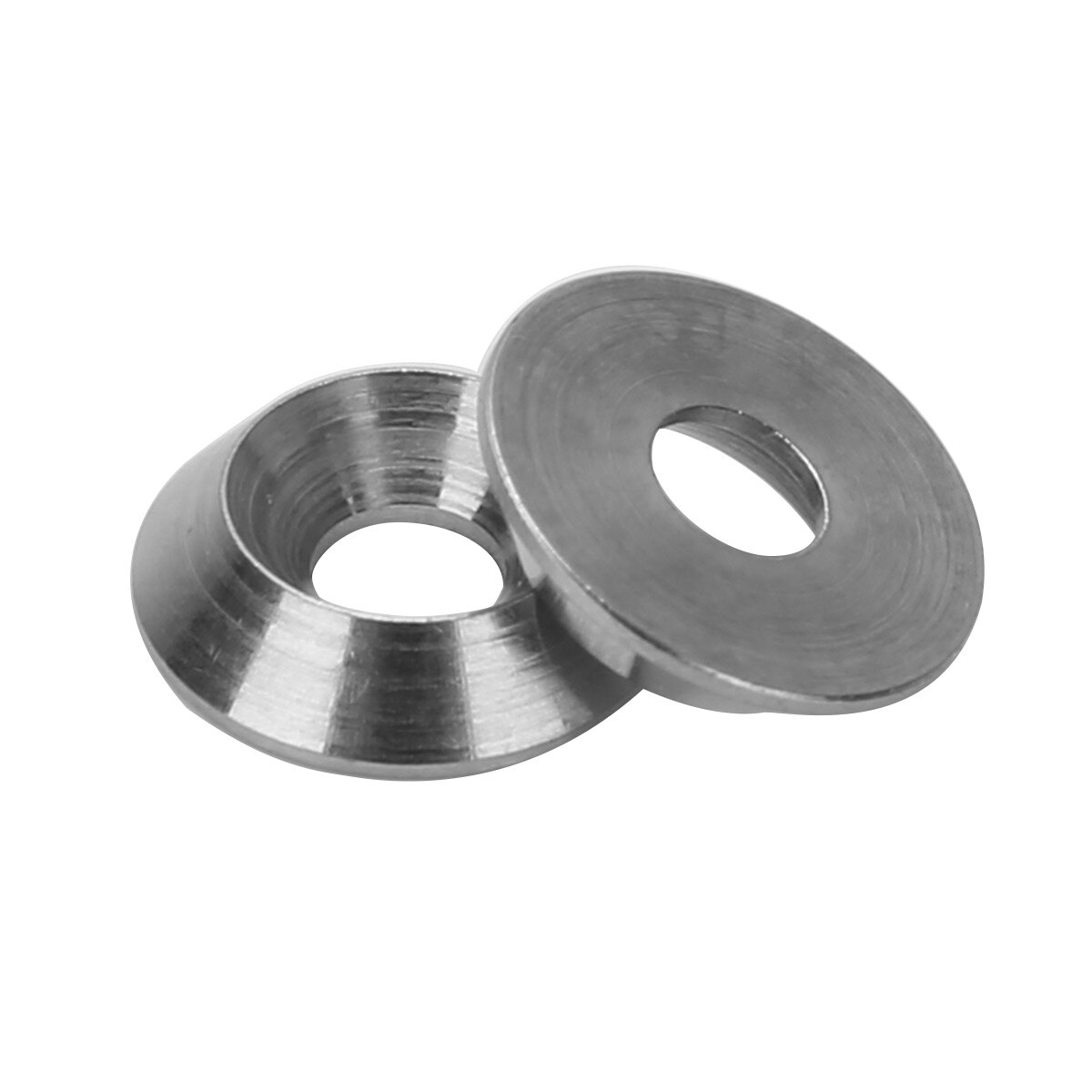 20Pcs M3/M4/M5 304 Stainless Steel Cone Cup Head Screw Gasket Conical Washer Shim Reinforcement Ring