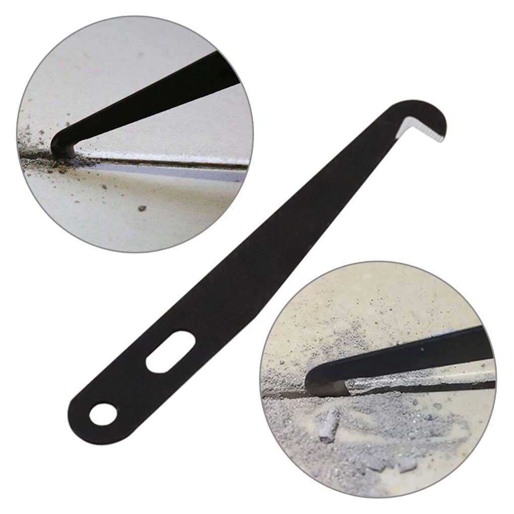 Tile Gap Repair Tool Hook Knife Cleaning and Removal of Old Grout Hand Tools Tungsten Steel Joint Notcher Collator