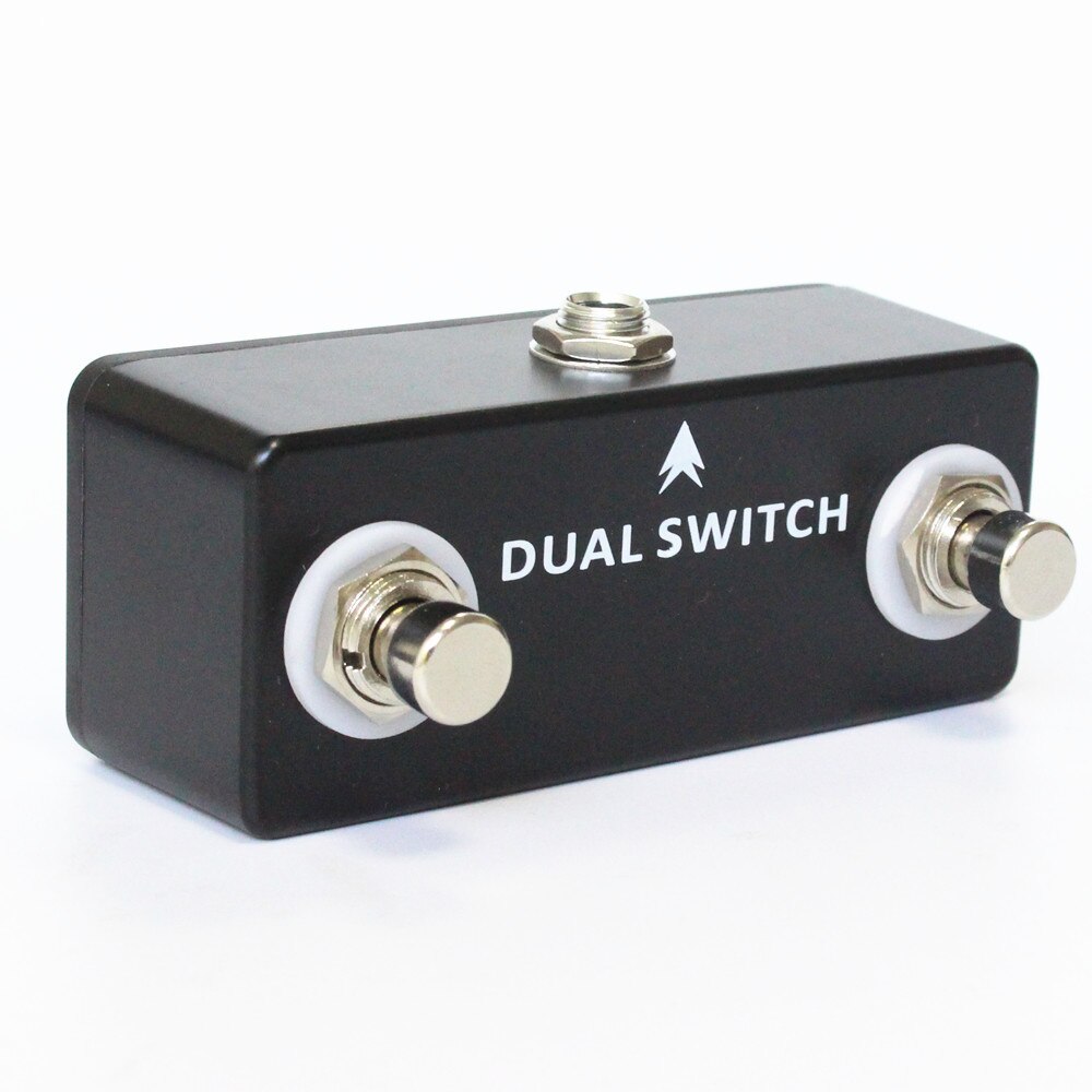 MOSKY DUAL SWITCH Guitar Pedal Dual Footswitch Foot Switch Guitar Effect Pedal Full Metal Shell Guitar Accessories Black