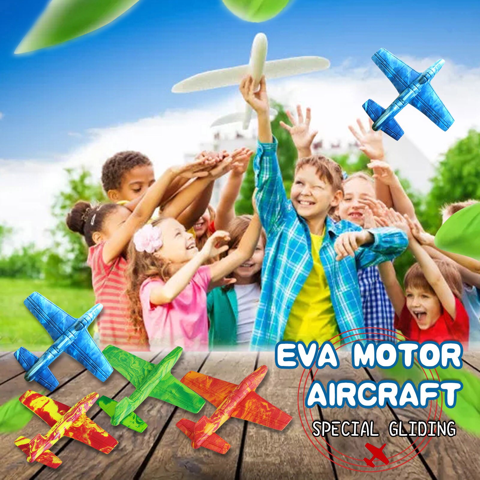 Foam Throwing Plane Gliding Throwing Maneuvering Plane Parent-child Outdoor Toys Aircraft Model Toys For Children Boys