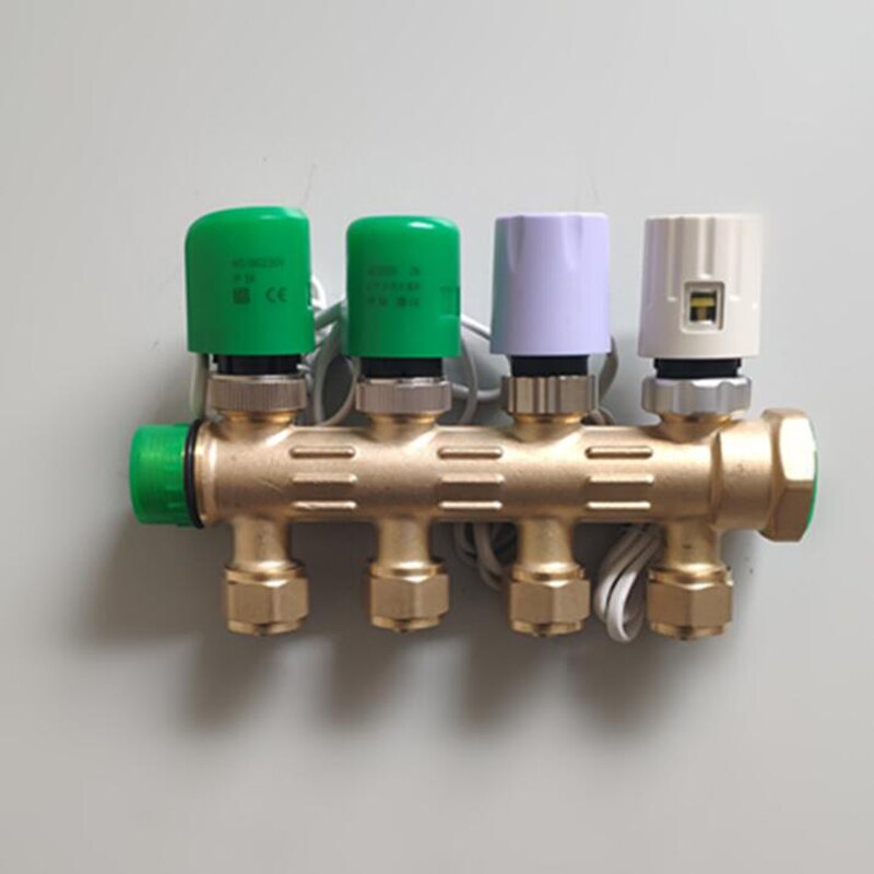 230V NC Electric Thermal actuator Valve head for Thermostat Manifold underfloor Heating radiator normally Opened closed