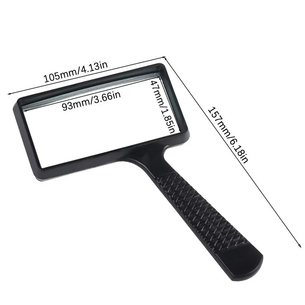 Handheld Loupe Magnifier Compact High Definition Magnifying Glass Portable Convenient 10X Magnifying Glass Reading