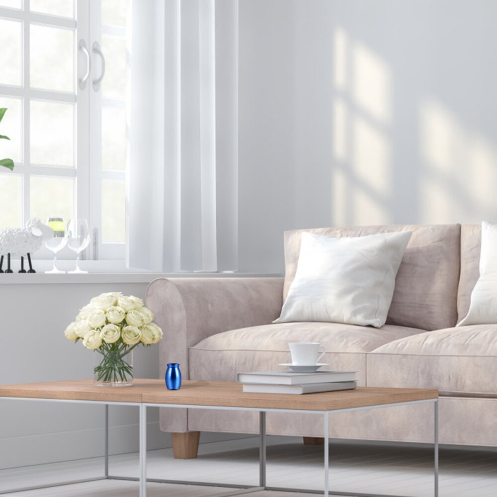 Recipiente para urna funeraria de acero inoxidable con tornillo de labio, 1 unidad Pet