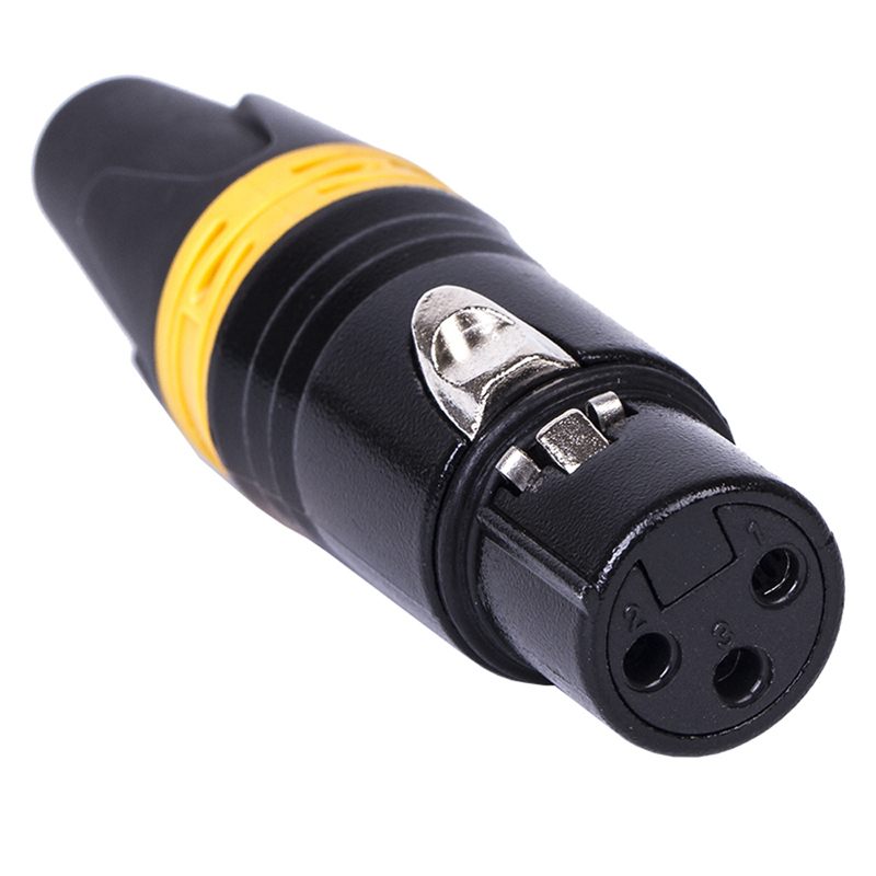 Choseal QD2002B XLR FEMALE 3 Pin Audio Mikrofon Kabel Stecker 4Pcs DIY Solder Typ Metall Material Audio Signal Stecker
