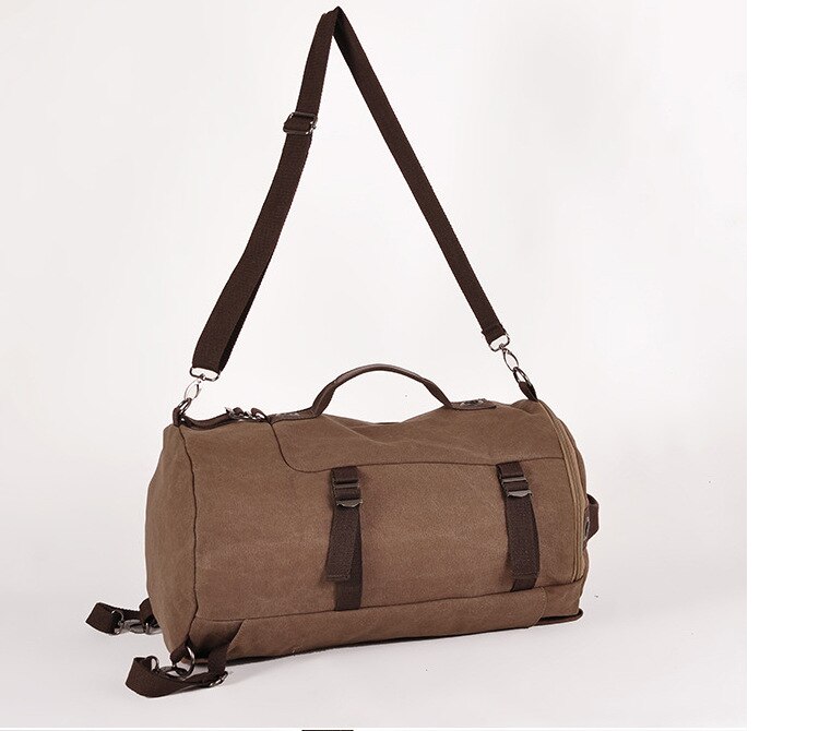 Mode Canvas heren reistas Bagage Tas Rugzak canvas mannen plunjezak overnight weekend bag schouder Tote