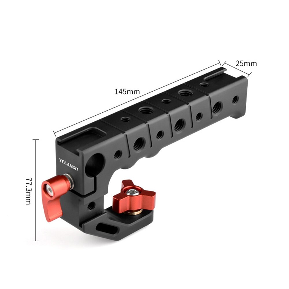 Uurig C-A73 Pro Camera Stabilizer Video Rig Kooi Camera Kooi Voor Sony A7iii A7R3 A7M3 Arca-Stijl Met Top handvat Grip Sony A7III