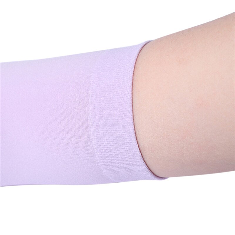 1Pair Sun Hand Protection Long Gloves Women Sunscreen Anti-UV Arm Warmer Half Finger Cotton Long Fingerless Gloves Cuff