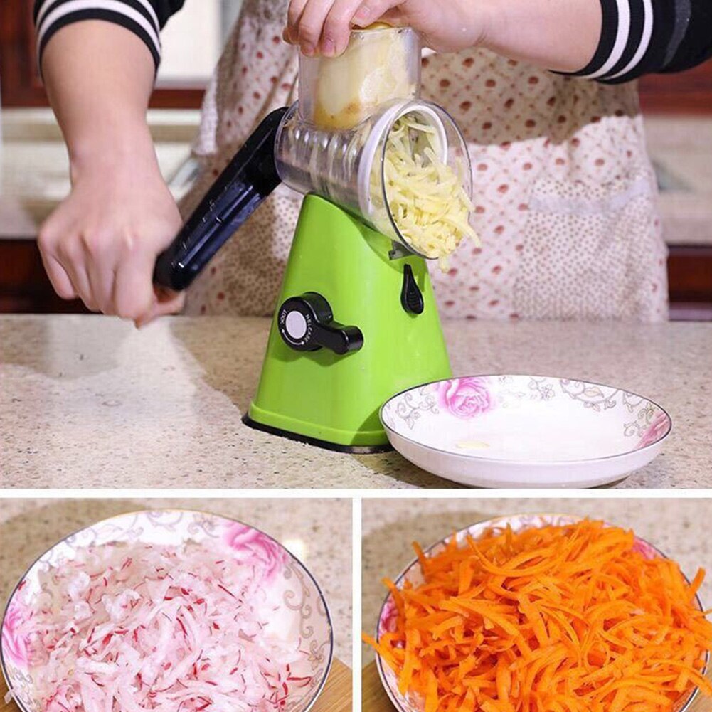 Multifunctionele Manual Groenten Slicer Fruit Cutter Roller Aardappelen Wortel Shredder Keukenmachine Praktische Keuken Gadget Tool