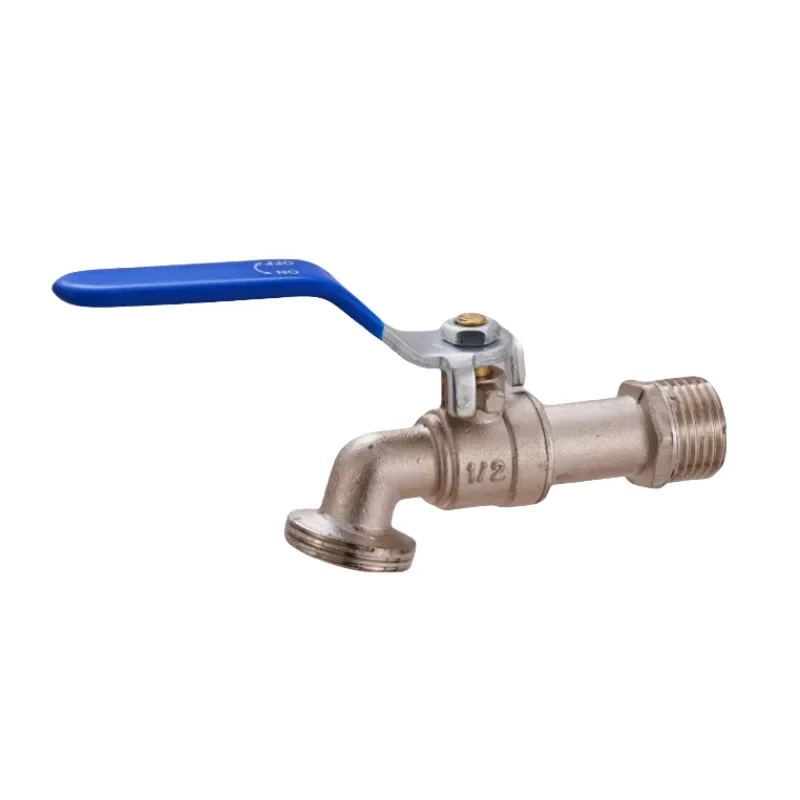 Attrezzi da giardino rubinetto dell'acqua in ottone esterno e interno usato facile accensione/spegnimento maniglia a leva rubinetti di alimentazione per irrigazione valvola a sfera: Arancione