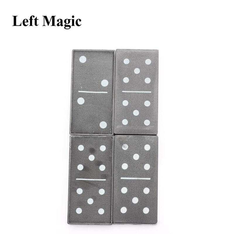 Three Domino Monte Magic Tricks Hopping Domino Copy Dice Close Up Stage Props Mentalism Magician Classic Toys C2045