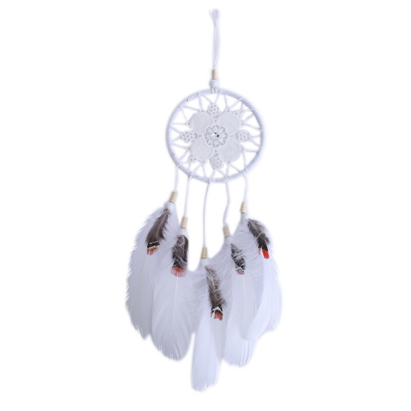 Nordic Indian Style Dreamcatcher Handmade Wind Chimes Hanging Pendant Dream Catcher Home Wall Art kids room Hanging Decorations: A