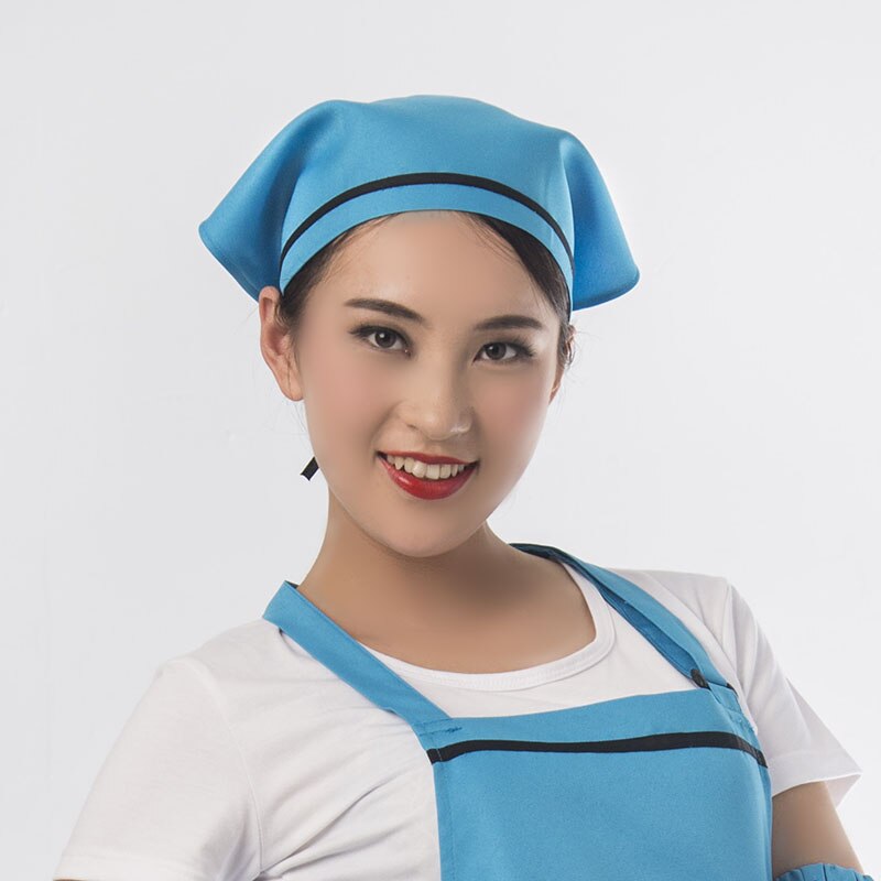Koreaanse Driehoek Kok Cap Keuken Werk Hoofddoek Voedsel Hygiëne Restaurant Hoed Ober Bakkerij Chef Hoed