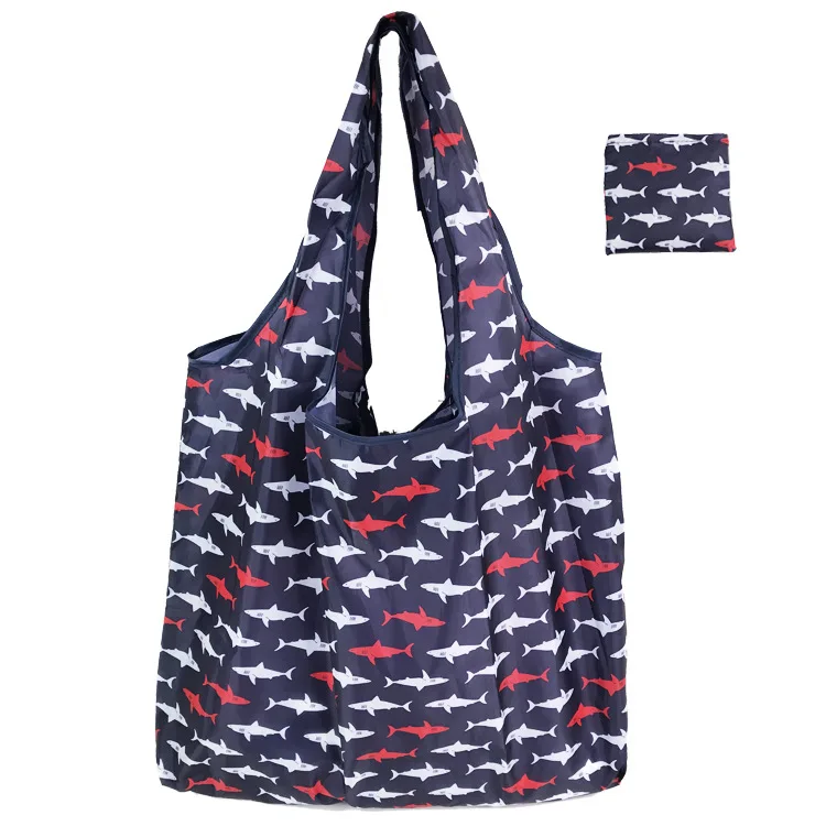 Modischer Druck, faltbar, , Einkaufstasche, faltbar, Handtaschen, praktisch, großes FassungsvermöGen für Reisen, Einkaufstasche: Grün