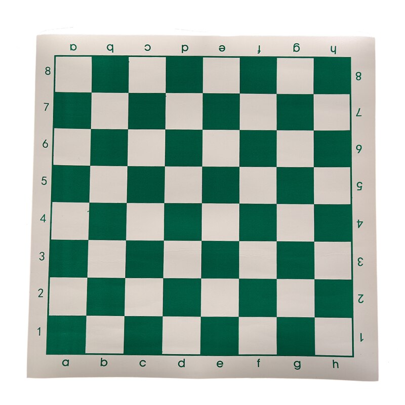 42 x 42cm vinylturneringsschackbräde för pedagogiska spel för barn i slumpmässig färg magnetisk bräda för schack
