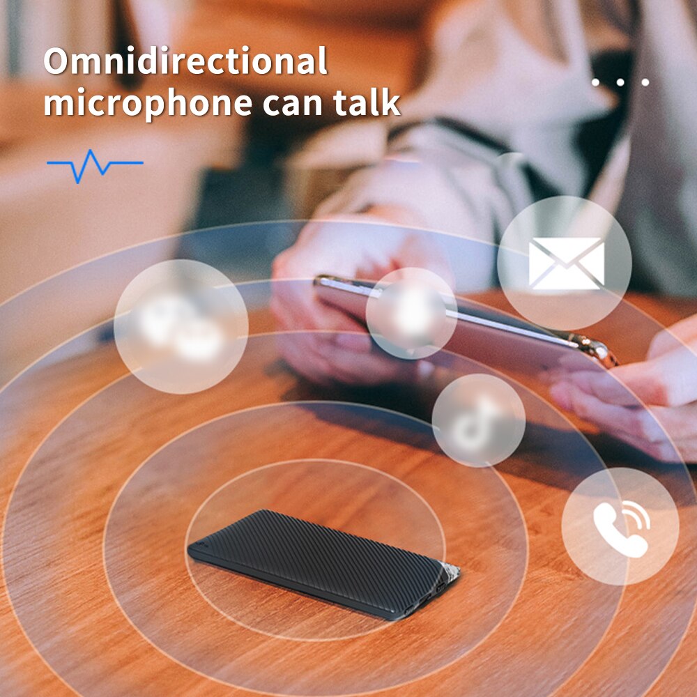 Bocoice-altavoz portátil de conducción ósea, minialtavoz inalámbrico con Bluetooth 5,0, sonido estéreo, micrófono incorporado, caja de sonido DIY
