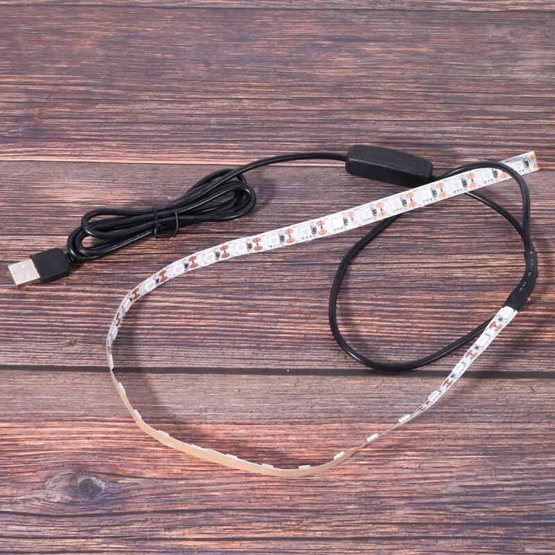 2X UVC Keimtötende Desinfektion Licht Bar 5V Bakterizide Lampe Milben Licht Streifen LED Streifen Licht 50X1cm