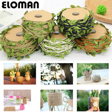 ELOMAN 10 m leaf henneptouw bruiloft DIY decoraties thuis handgemaakte craft