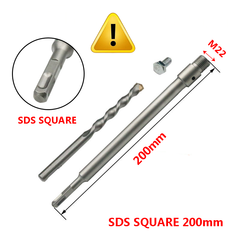 Sds Plus Elektrische Hammer Muur Holle Steen Beton Legering Geperforeerde Airconditioner Installatie Boren 30Mm-160Mm