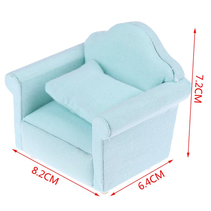 1Pc 1/12 Dollhouse Miniature Divano Mobili Casa di Bambola Soggiorno Accessorie Per I Bambini Scherza il Regalo di Simulazione Dollhouse Divano: E