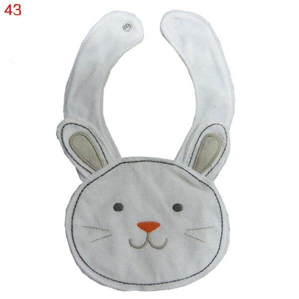 WEIXINBUY Neugeborenen Baby Spucktücher 60 Arten Bunte Tier Baumwolle Jungen Mädchen Baby Lätzchen Spucktücher Wasserdicht Bandana Lätzchen: 43