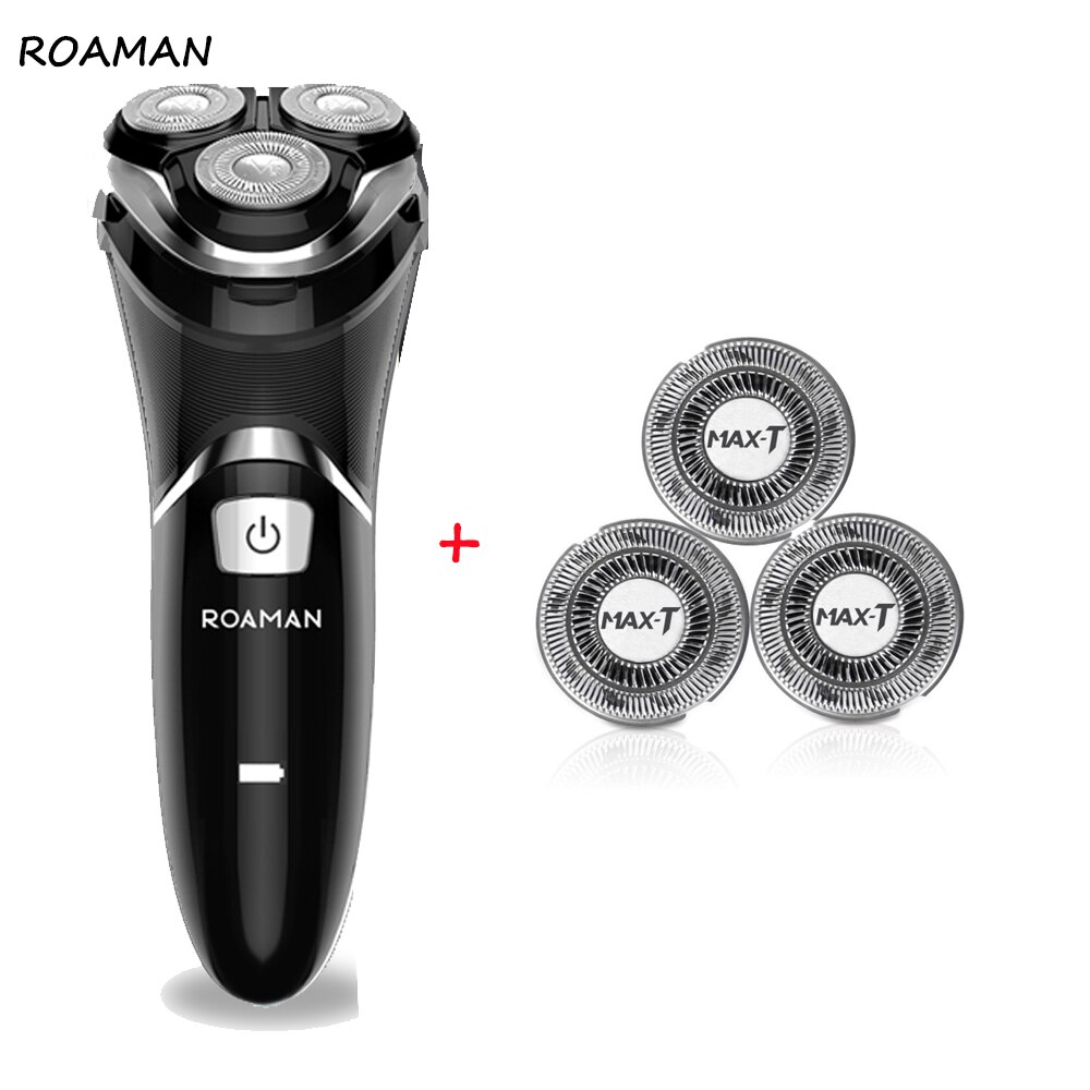 Draagbaar elektrisch scheerapparaat, 3d scheermessen, usb-oplaadbaar scheermes, wasbaar, drie meskoppen, zwevend multifunctioneel baardmes: 6101 usb-dauwpunt